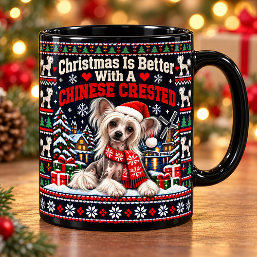 Chinese crested christmas - chinese,